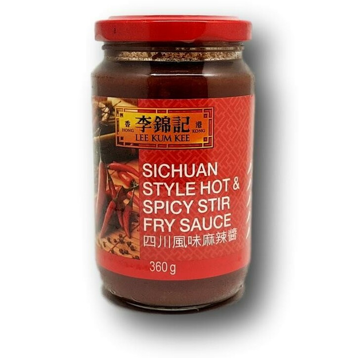 Lkk Sichuan Style Hot & Spicy Stir Fry Sauce 360g image