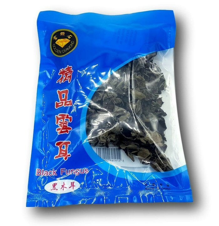 Golden Diamond Dried Black Fungus  100 g image