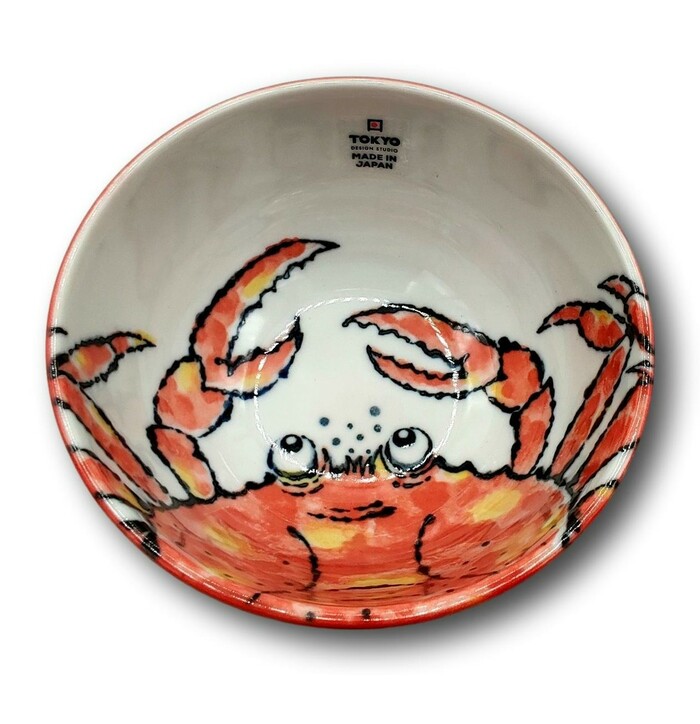 Tokyo Japanese Bowl Seafood Red 13.2 x 6.8 cm image