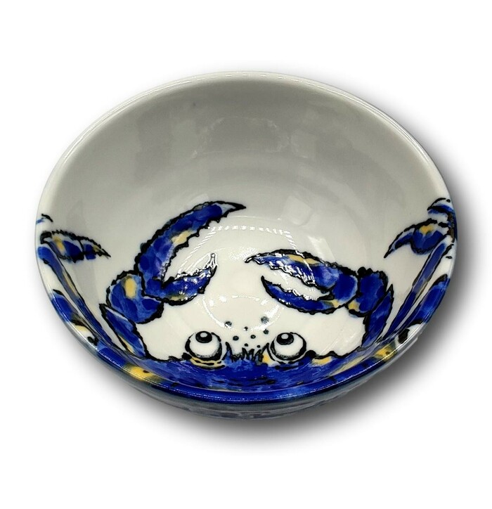 Seafood Bowl 13.2x6.8cm Crab Blue image