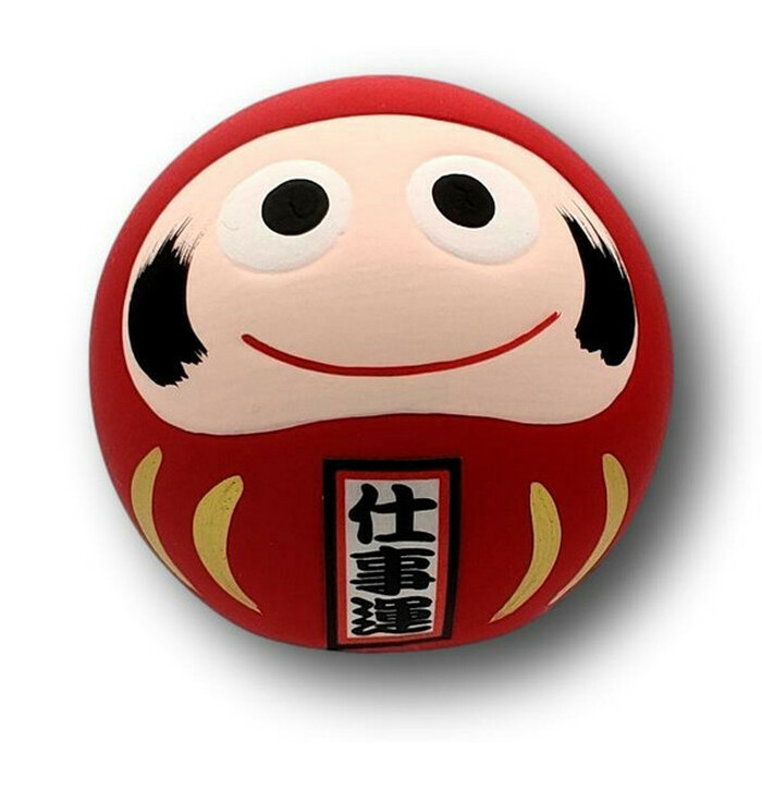 Red Daruma lucky image