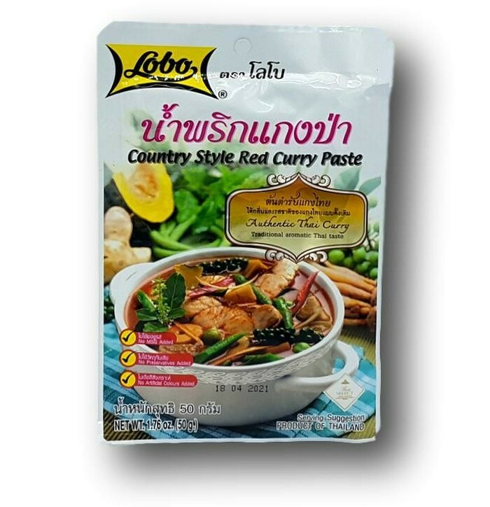 Lobo Red Curry Paste Country Style  50 g image