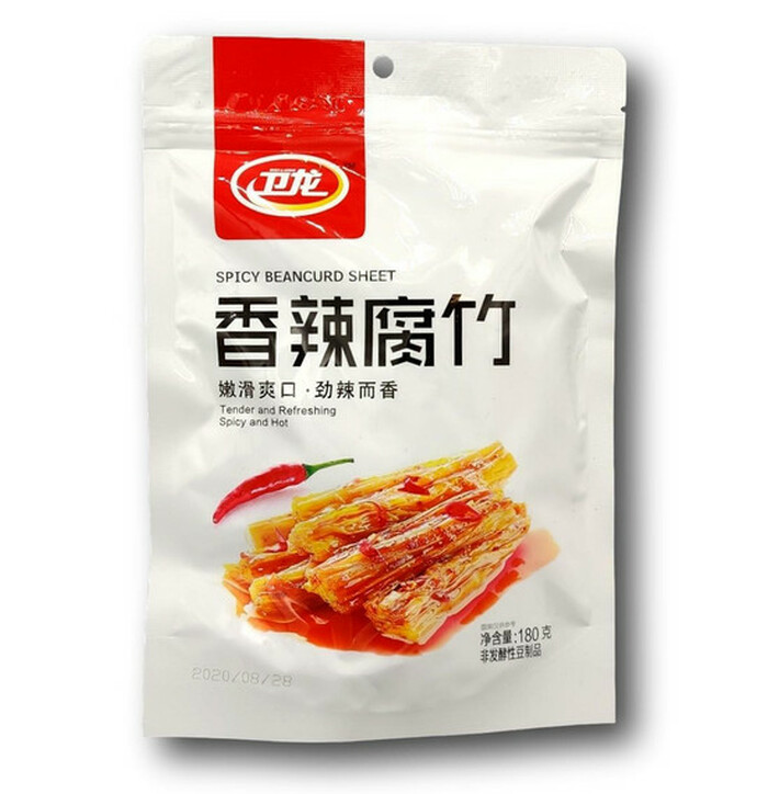 Wei Long Vegetarian Gluten Spicy Strips  180 g image