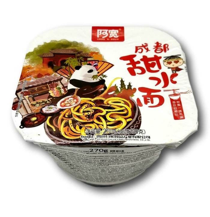 Baijia A-Kuang Chengdu kuppi makea nuudeli 270g kuva