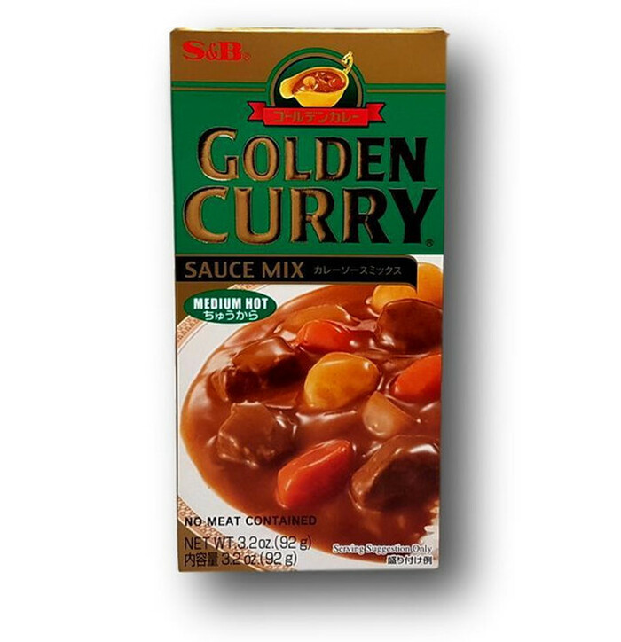 S&B Medium Hot Golden Curry  92 g image