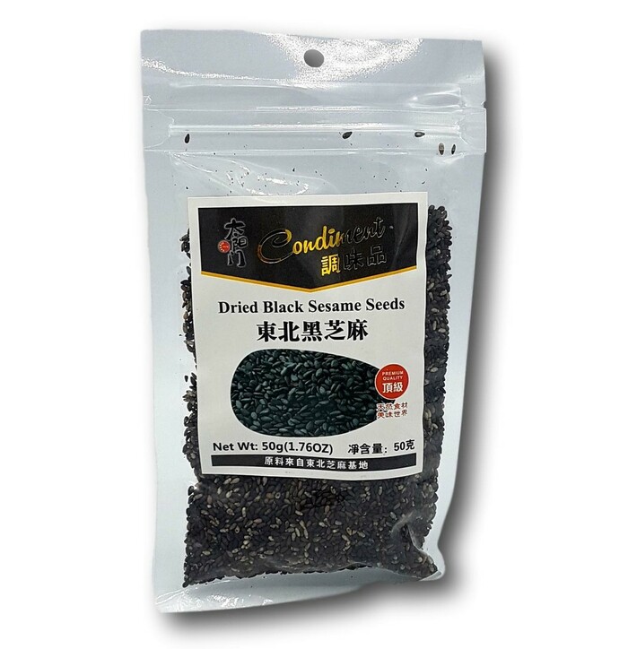 TYM Dried Black Sesame Seeds 50 g image