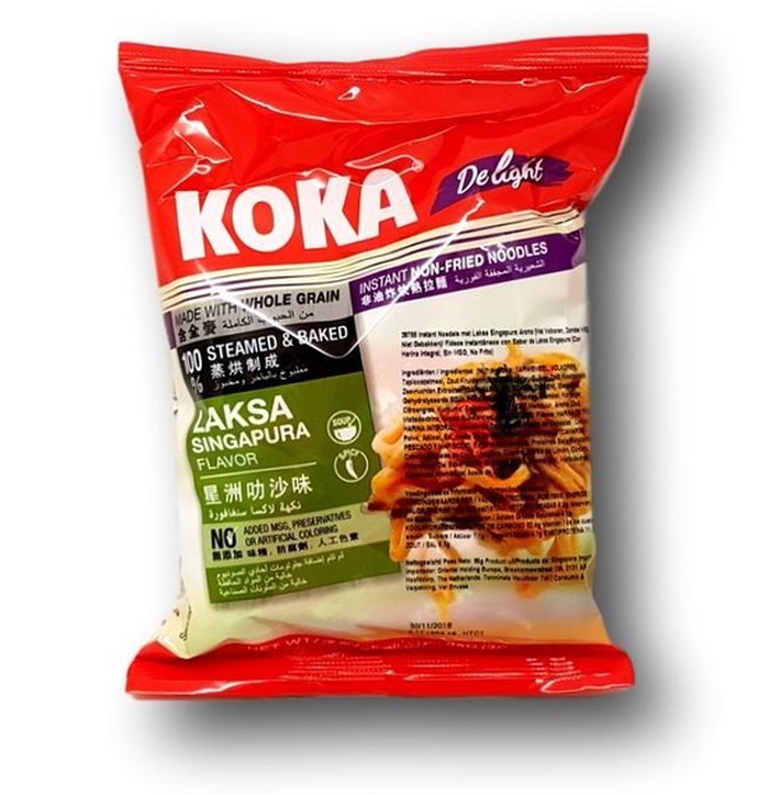 Koka Laksa paistamattomat nuudelit 85g kuva