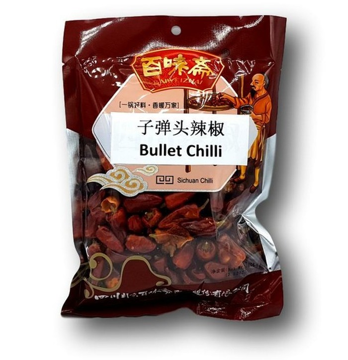 Bai Wei Zhai Kuivattu sichuan chili 80 g kuva