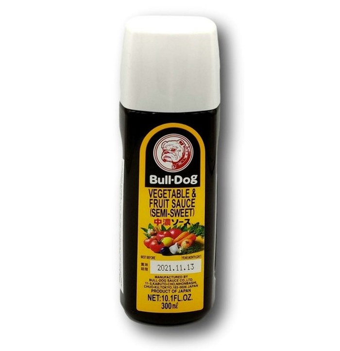 Bull Dog Vegetable & Fruit Sauce (Semi Sweet)300ml image