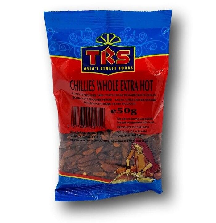 Trs Whole Extra Hot Red Chilies  50 g image