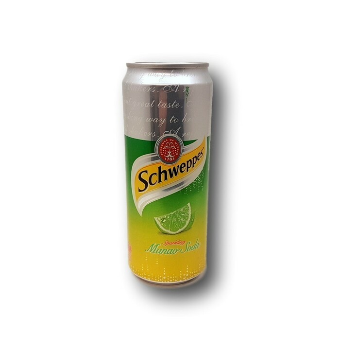 Schweppes Sparkling Manao Lime Soda 330 ml image