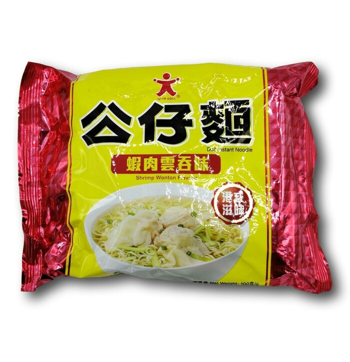 Doll Instant Noodle Shrimp Wanton Flav. 100g image