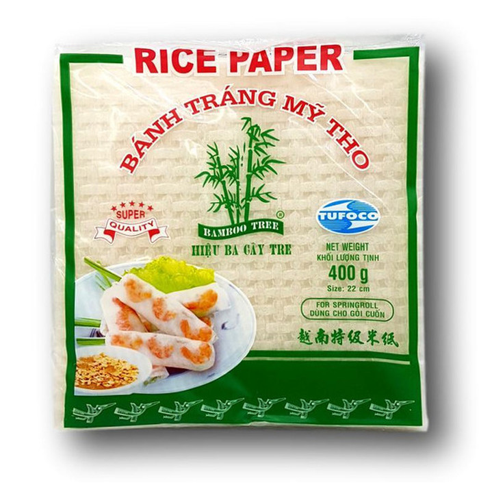 Bamboo Tree Rice Paper Square  400g 22cm image