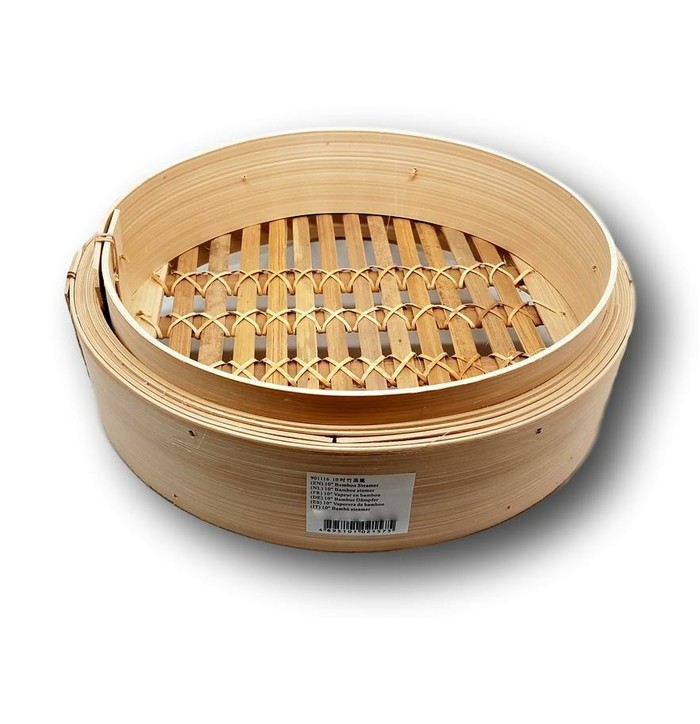 Oriental Bamboo Steamer 10 Inches image