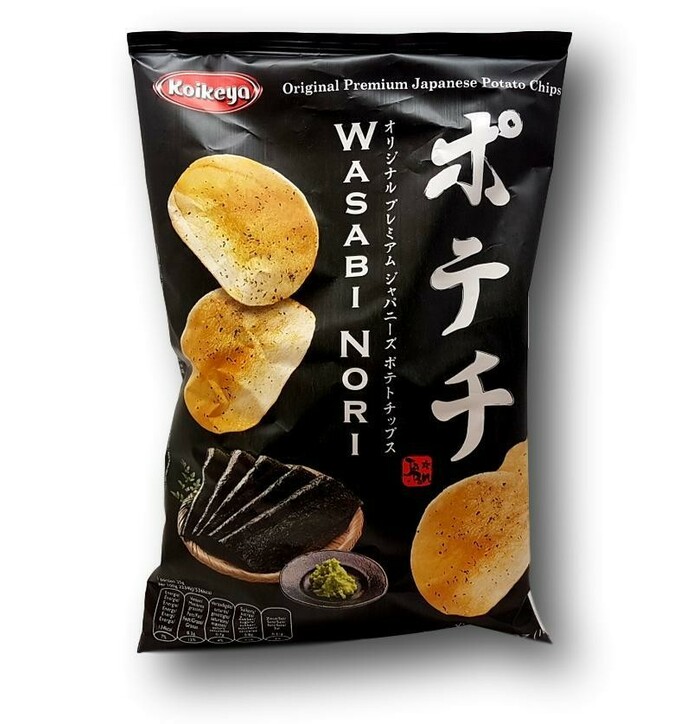 Koikeya Wasabi Nori perunalastut  100 g kuva