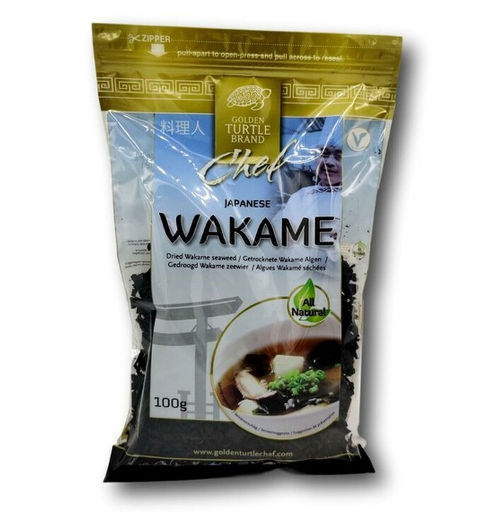 GoldenTurtleBrand wakame merilevä 100g kuva