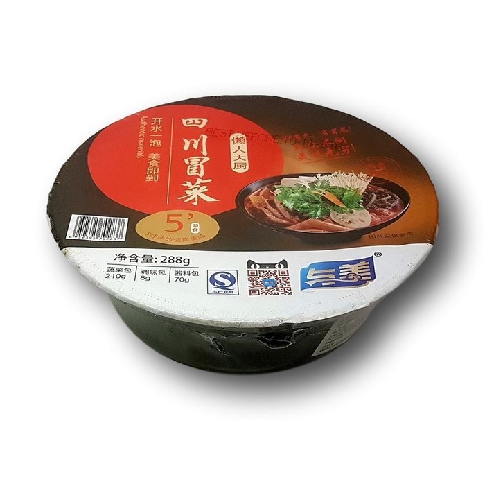 Yu Mei Instant Sichuan Vegetable Hot Pot  288 g image