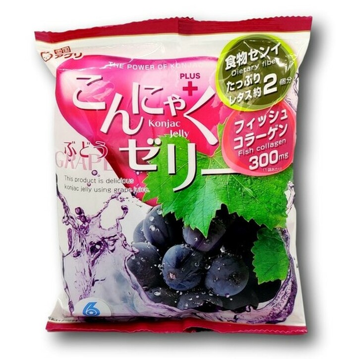 Yukiguni Japanilainen Konjac Jelly viinirypäle108g kuva