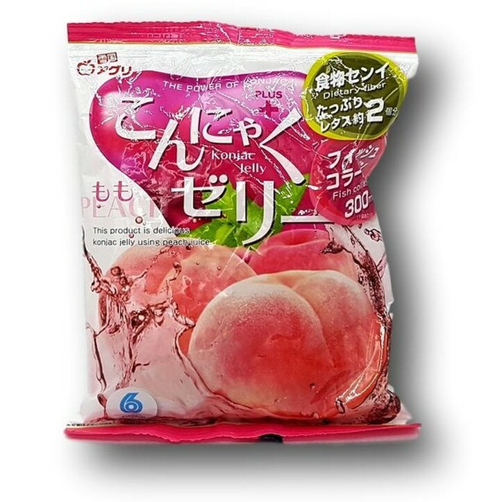 Yukiguni Aguri Konjac Jelly - Peach 108 g image