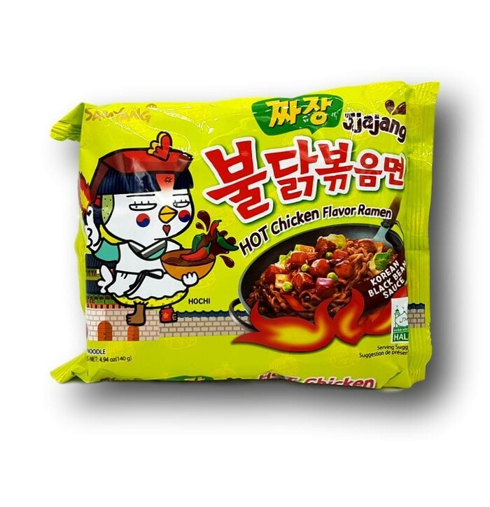 Samyang Tulinen Kana Nuudeli Jjajang 140 g kuva