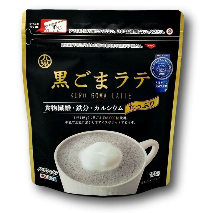 KUKI Black Sesame Powder Latte 150 g image