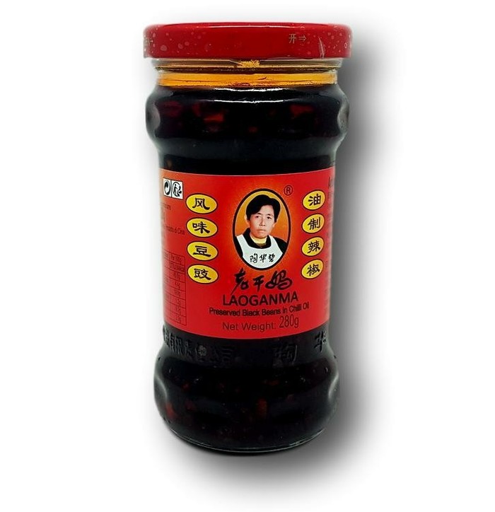 Lao Gan Ma Preserved Black Beans Chilli Oil  280g image