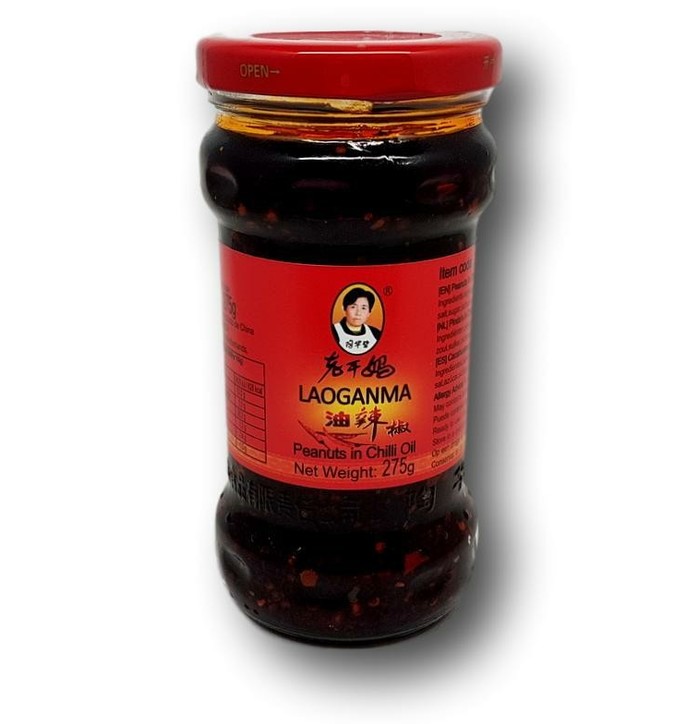 Lao Gan Ma Maapähkinät chiliöljyssä 275 g kuva