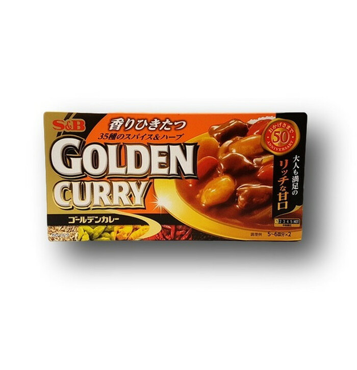 S&B Mild Golden Curry 198g image