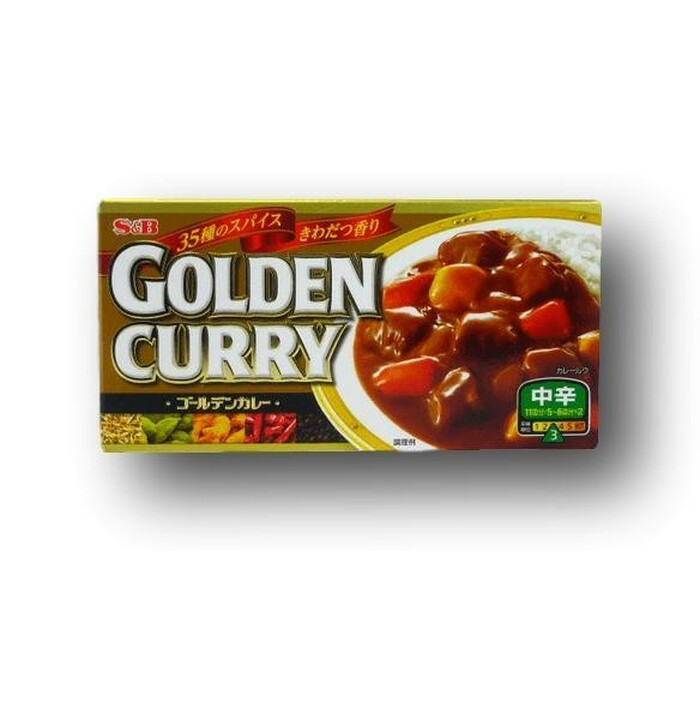 S&B Medium Hot Golden Curry  198g image