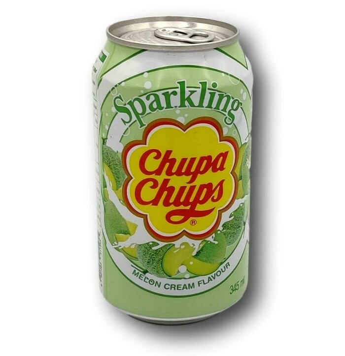 Chupa Chups Melon Cream Flavour Drink 345ml image