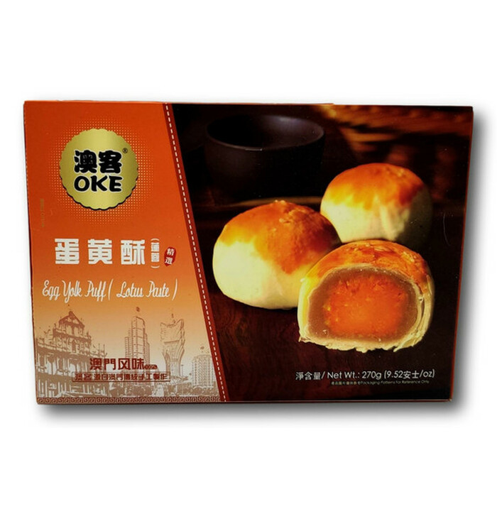 Oke Egg Yolk Puff Lotus Paste 270g image