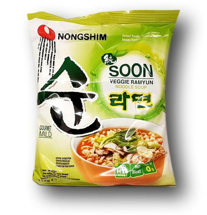 Nong Shim Kasvis ramyun pikanuudeli 112 g kuva