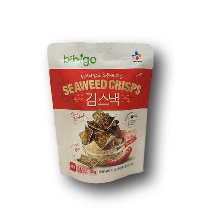 Cj Bibigo Seaweed Crisps Hot Spicy Flav  20 g image