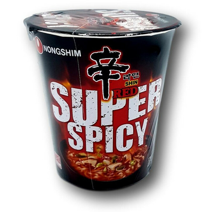 NONG SHIM Shin Red Super Spicy Instant Noodles 68 image