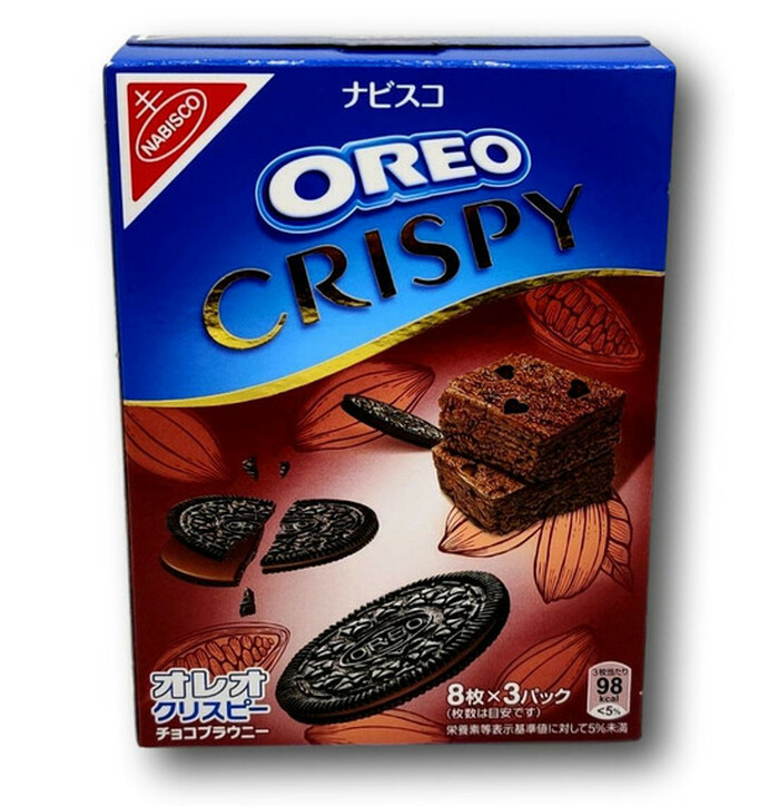 OREO Crispy Cookies Chocolate Brownie 154g image