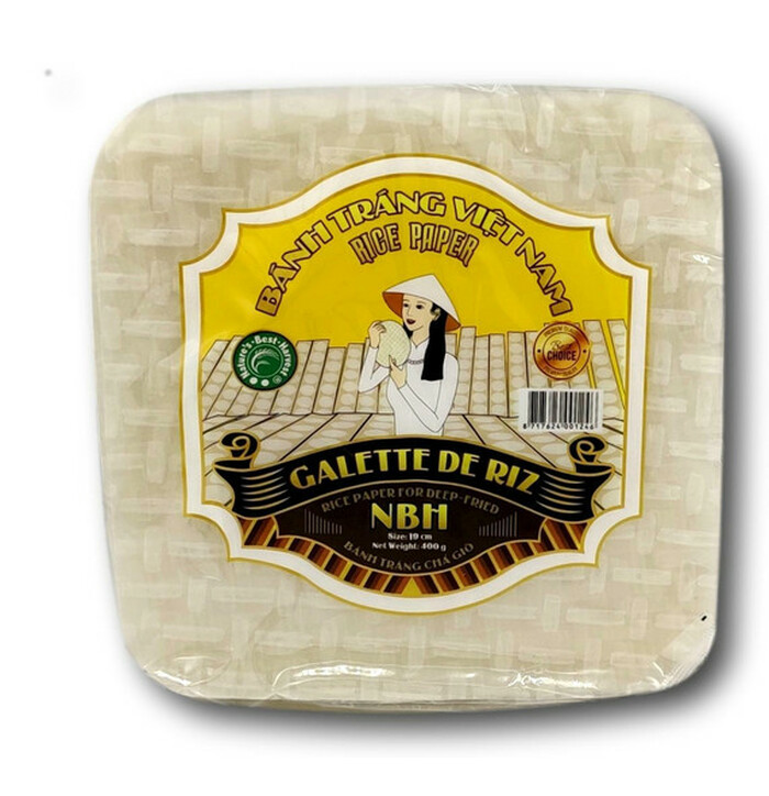 Banh Trang Rice Paper Square  400g 19x19cm image