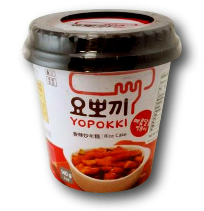 Yopokki riisikakku tikut&Ramen Kuppi tuliset 145g kuva