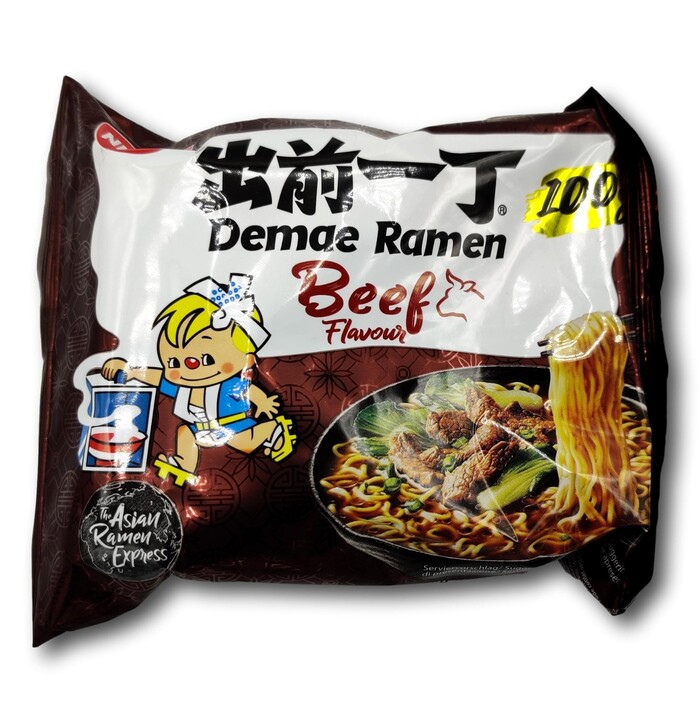 Nissin Demae Naudanliha pikanuudeli 100 g kuva