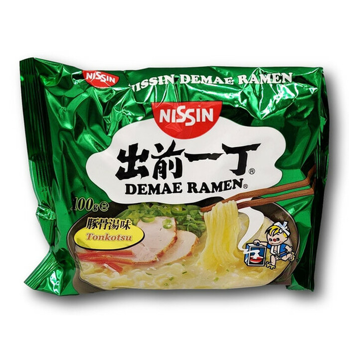 Nissin Demae Tonkotsu pikanuudeli 100 g kuva