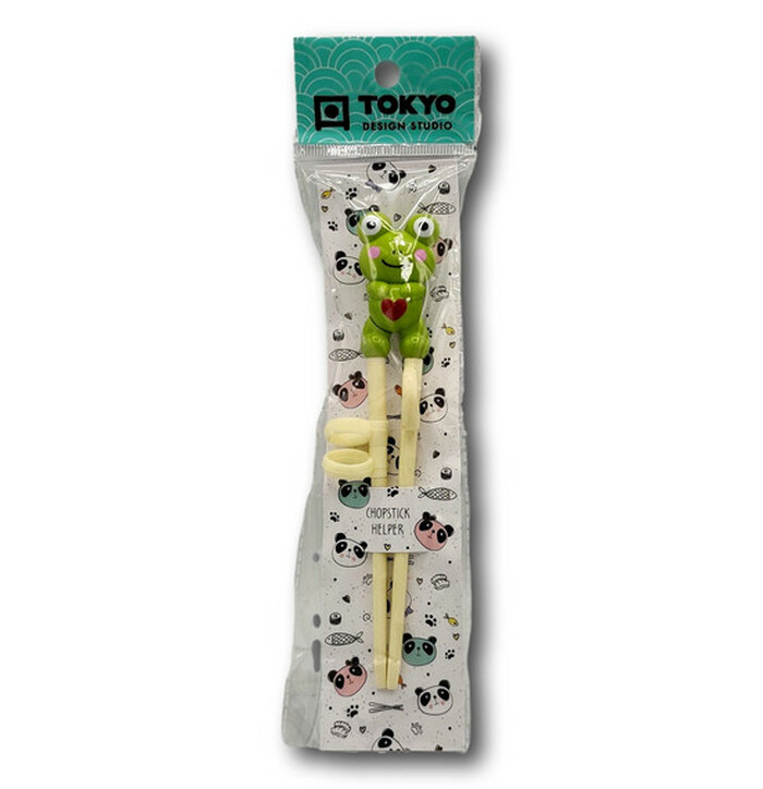 Children Chopsticks Frog 22cm green image