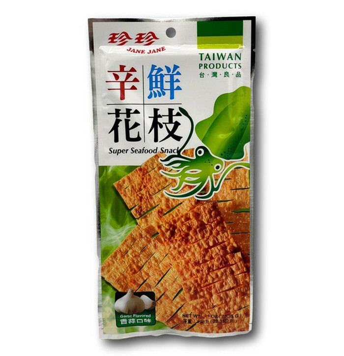 JJ Super Seaf ood Snack w/Garlic Flavor 28g image