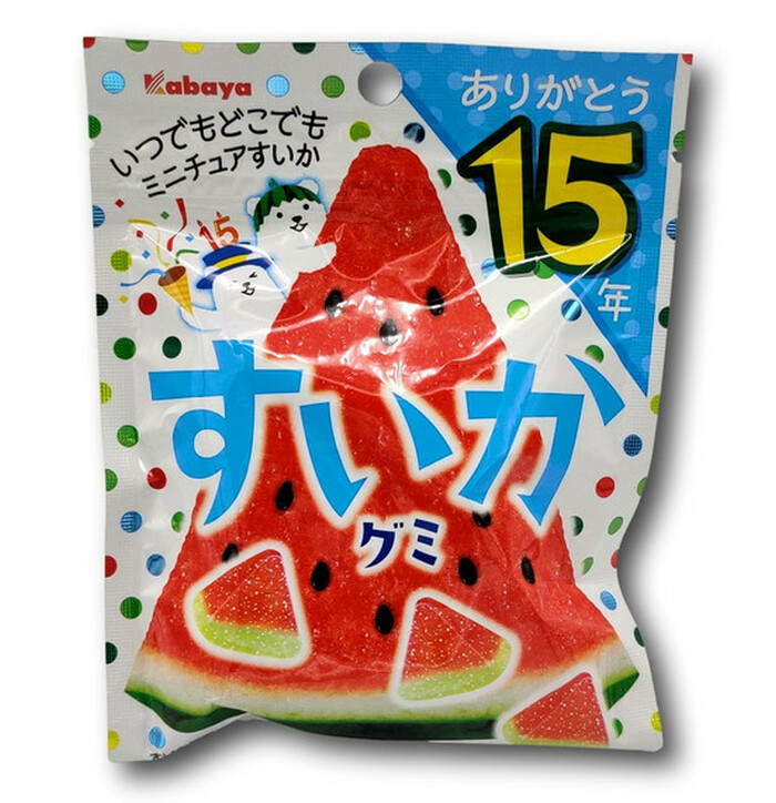 Kabaya Suika Gummy Watermelon candy 50 g image