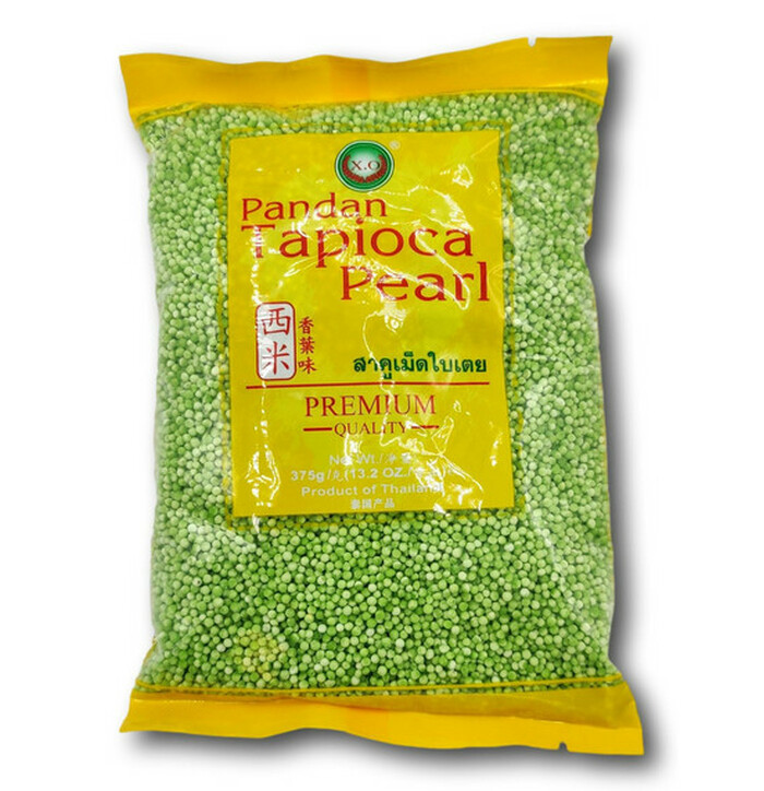 XO Tapioca Pearl Pandan S 375g image