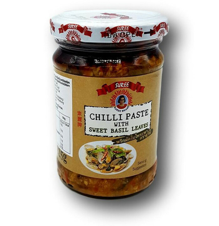 Suree Chili Paste with Sweet Basil Leaves  225 g image