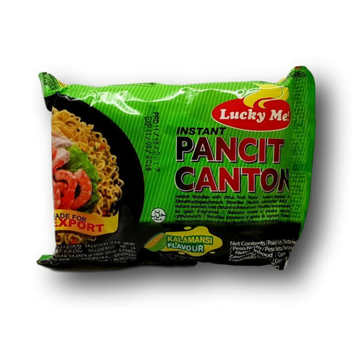 Lucky Me Instant Calamansi Pancit Canton Noodles image