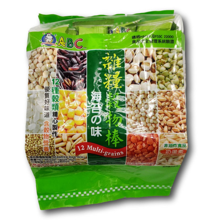 ABC 12 Multi Grains Rice Roll Seaweed 180g image