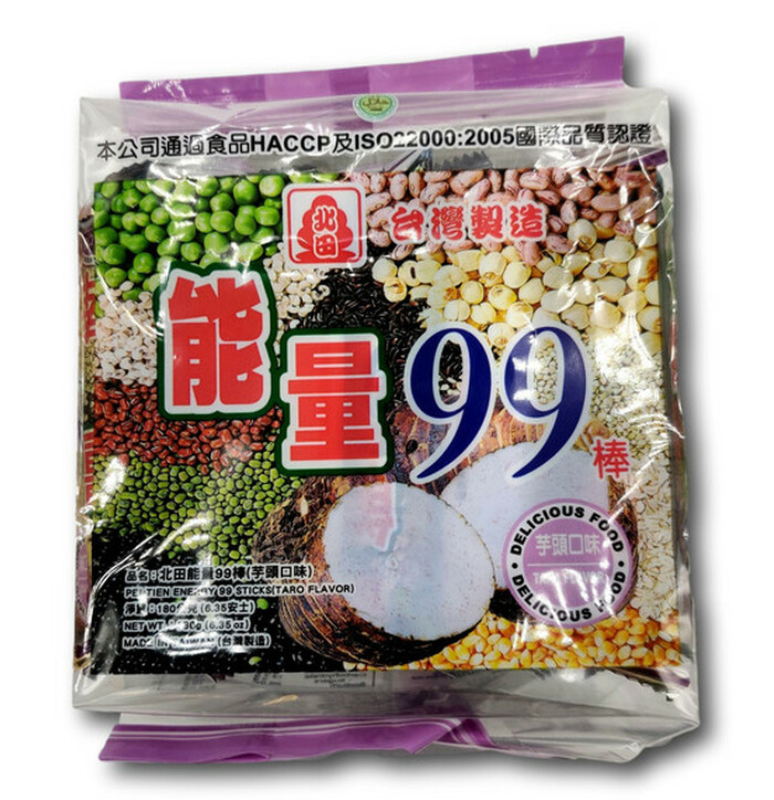 Pei Tien Energy 99 Rice Roll Sticks Taro Fla180g image