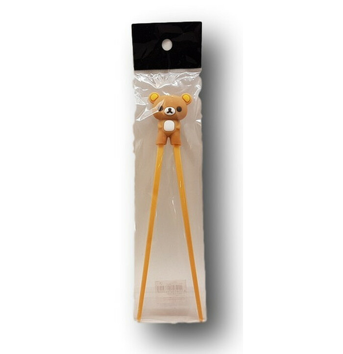 Children practice chopstick Light Brown Bear image