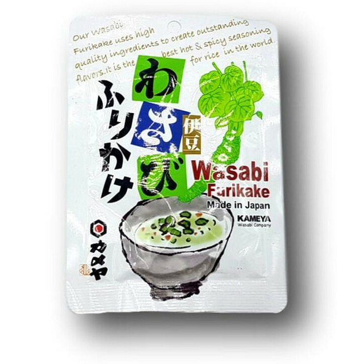 KAMEYA Furikake Rice Seasoning Wasabi 26 g image