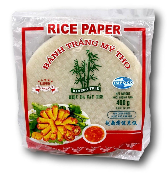 BAMBOO TREE Rice Paper for Deep Fried 400 g, 22cm image